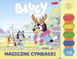 Okładka: Bluey. Magiczne cymbałki. Książeczka z dźwiękami