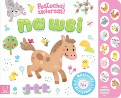 Okładka: Na wsi. Posłuchaj zwierząt. Książeczka z dźwiękami