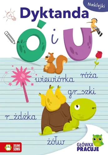 Okładka: Główka pracuje. Dyktanda Ó i U