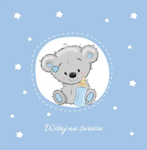 Okładka: KSIĄŻKA UPOMINEK Witaj na świecie