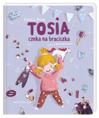 Okładka: Tosia czeka na braciszka