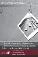 Okładka: Człowiek ze specjalnymi potrzebami w przestrzeni edukacyjnej i społecznej Polski oraz Republiki Czeskiej