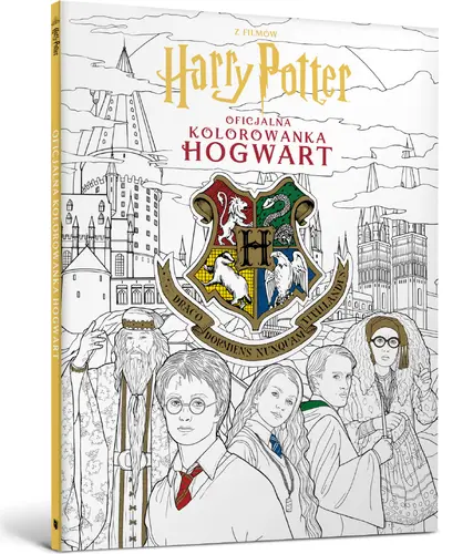 Okładka: Harry Potter. Oficjalna kolorowanka. Hogwart