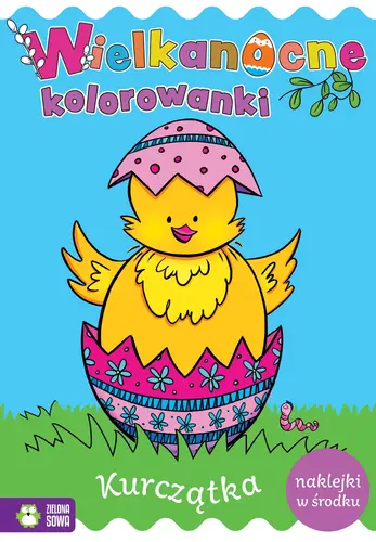 Okładka: Wielkanocne kolorowanki. Kurczątka