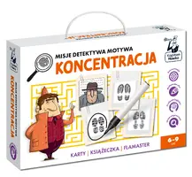 Okładka: Misje detektywa Motywa. Koncentracja. Kapitan Nauka