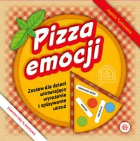 Okładka: Pizza emocji. Zestaw dla dzieci ułatwiający wyrażanie i opisywanie uczuć