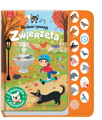 Okładka: Słucham i poznaję. Zwierzęta. Książeczka z dźwiękami