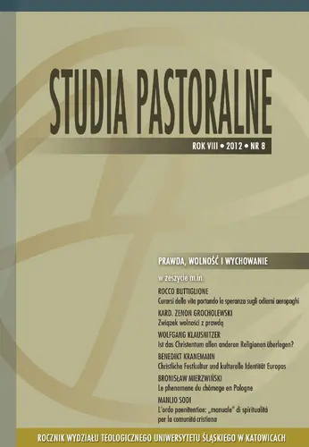 Okładka: Studia Pastoralne