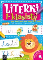 Okładka: Literki 1-klasisty. Ćwiczenia w pisaniu liter