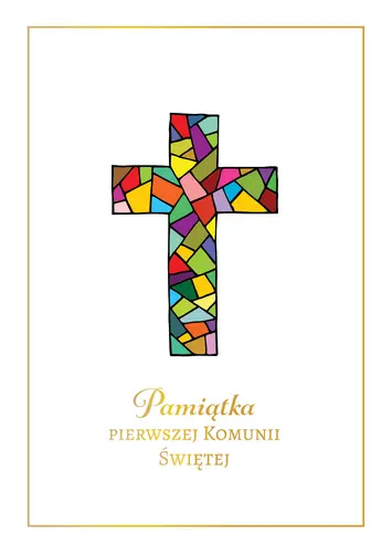 Okładka: Pamiątka Pierwszej Komunii Świętej B5