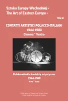 Okładka: Contatti artistici polacco-italiani 1944–1980
