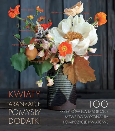 Okładka: Kwiaty. Aranżacje, pomysły, dodatki