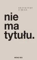Okładka: nie ma tytułu.