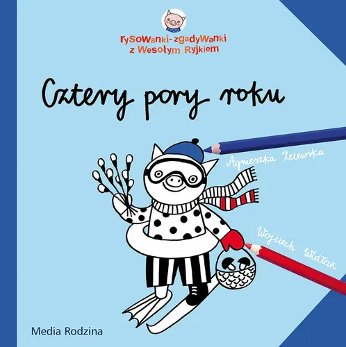 Okładka: Wesoły Ryjek. Cztery pory roku