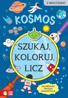 Okładka: Szukaj, koloruj i licz. Kosmos