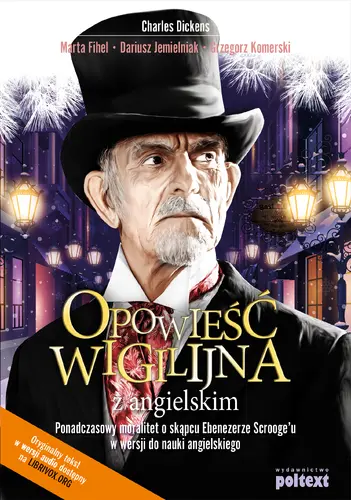 Okładka: Opowieść wigilijna z angielskim