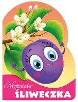 Okładka: Nieśmiała śliweczka. Wykrojnik