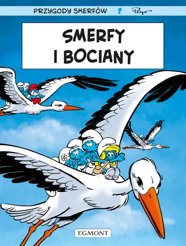 Okładka: Smerfy. Smerfy i bociany