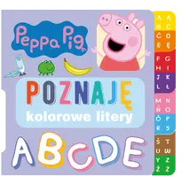 Okładka: Peppa Pig. Poznaję... Kolorowe litery