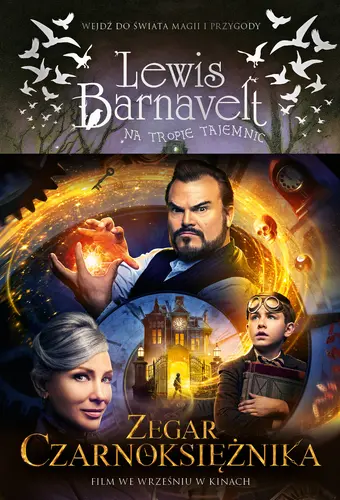 Okładka: Lewis Barnavelt na tropie tajemnic. Zegar czarnoksiężnika