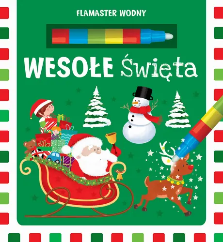 Okładka: Flamaster wodny. Wesołe Święta