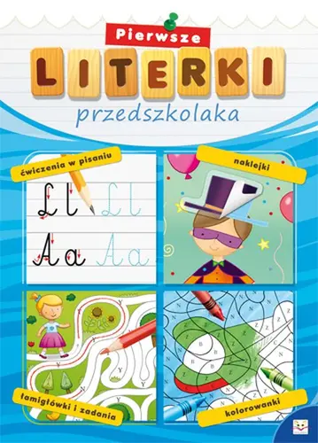 Okładka: Pierwsze literki przedszkolaka.