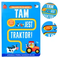 Okładka: Palcem po śladzie. Tam jest traktor!
