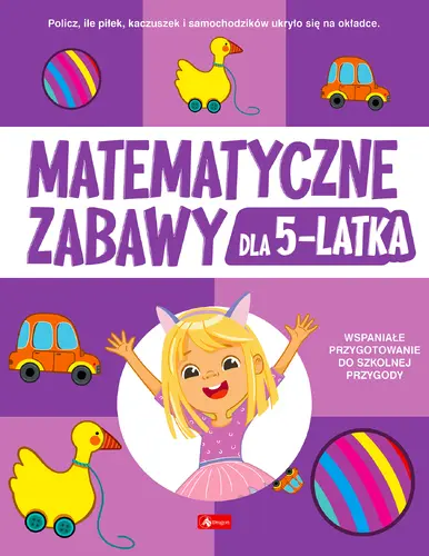 Okładka: Matematyczne zabawy dla 5-latka