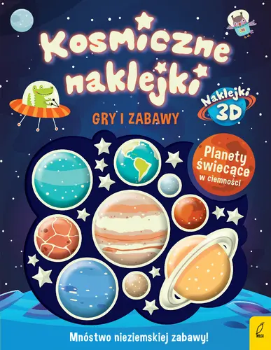 Okładka: Kosmiczne naklejki. Gry i zabawy