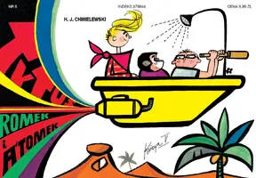 Okładka: Tytus, Romek i A'Tomek - Księga V. Podróż do ćwierć koła świata