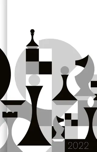 Okładka: Kalendarz 2022. Szachy