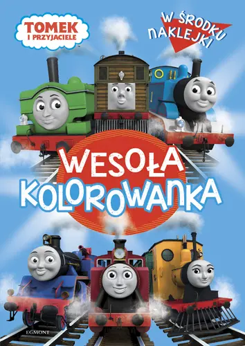 Okładka: Tomek i przyjaciele. Wesoła kolorowanka z naklejkami