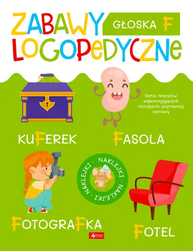 Okładka: Zabawy logopedyczne. Głoska F (Fabulo)