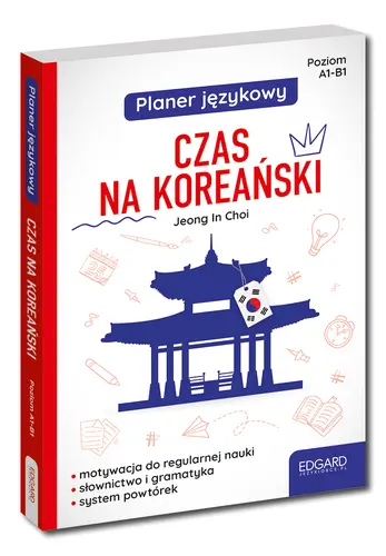 Okładka: Planer językowy. Czas na koreański. A1-B1