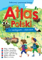 Okładka: Atlas Polski z naklejkami i plakatem