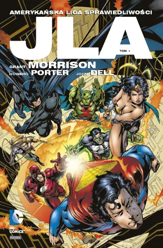 Okładka: JLA – Amerykańska Liga Sprawiedliwości, tom 1