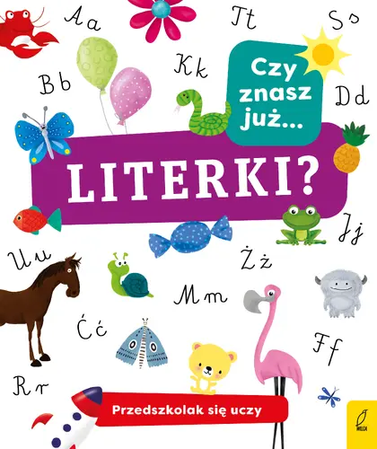 Okładka: Przedszkolak się uczy. Czy znasz już literki?