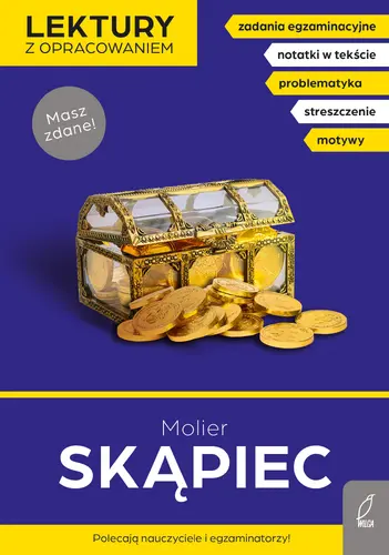 Okładka: Skąpiec. Lektury z opracowaniem