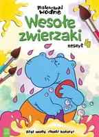 Okładka: Malowanki wodne. Wesołe zwierzaki z. 4