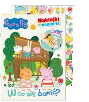 Okładka: Peppa Pig. Naklejki na numerki cz. 4 W co się bawić?