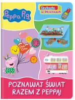 Okładka: Peppa Pig. Zadania w Okienkach. Poznawaj świat razem z Peppą!