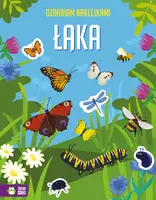 Okładka: Ozdabiam naklejkami. Łąka