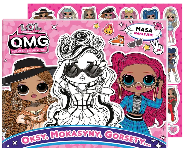 Okładka: LOL/ OMG Zabawa w kolory cz. 6 Oksy, mokasyny