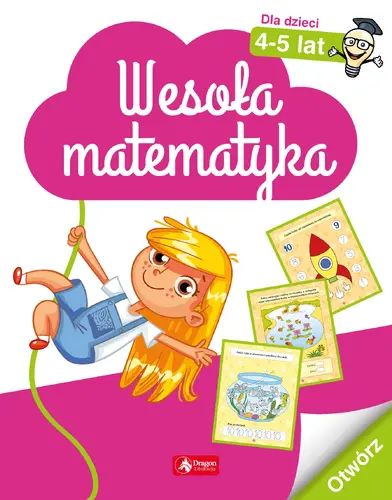 Okładka: Wesoła matematyka dla dzieci w wieku 4–5 lat
