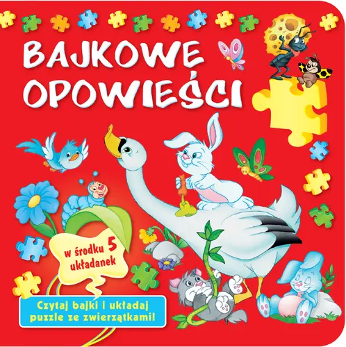 Okładka: Książka z puzzlami. Bajkowe opowieści