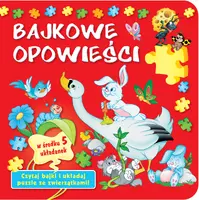 Okładka: Książka z puzzlami. Bajkowe opowieści