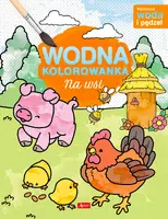 Okładka: Na wsi. Wodna kolorowanka