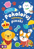 Okładka: Pokoloruj zabawne pieski