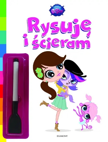 Okładka: Rysuję i ścieram. Littlest Pet Shop