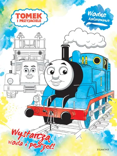 Okładka: Tomek i przyjaciele. Wodne kolorowanie
